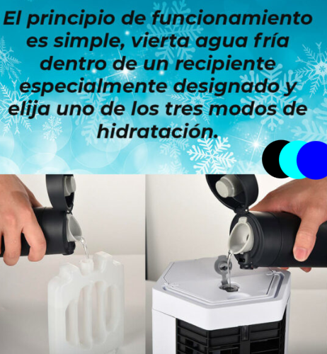 ❄️ Aire Acondicionado Portátil Hexagonal – ¡Frescura Donde Vayas! ❄️