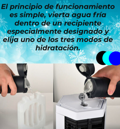 ❄️ Aire Acondicionado Portátil Hexagonal – ¡Frescura Donde Vayas! ❄️