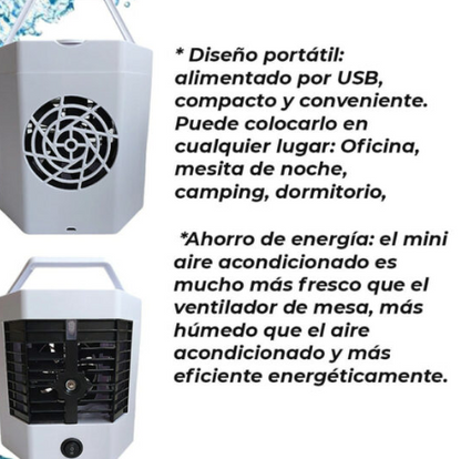 ❄️ Aire Acondicionado Portátil Hexagonal – ¡Frescura Donde Vayas! ❄️