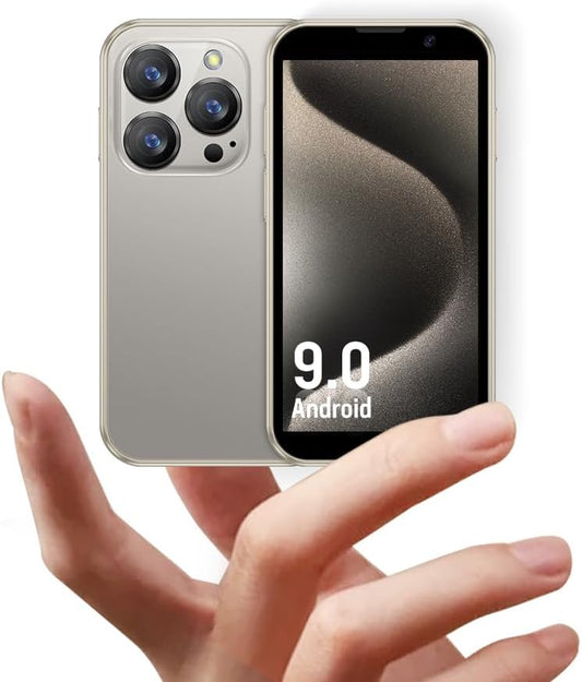 Mini teléfono inteligente oro