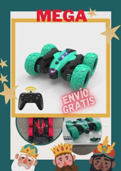 🎁COCHE ANTICAÍDA + MANDO DE CONTROL STUNT KING™ PRO 2 (BRUTAL TRUCKS)👑